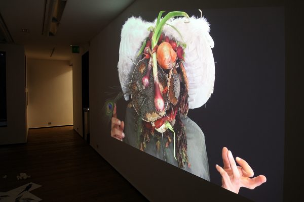 40 What! Art though like the Adder waxen and deaf_ Rafael Perez Hernando Gallery Madrid Video Instalaltion in two channels